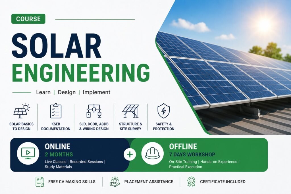 Certified Solar Engineering Course & Practical Workshop